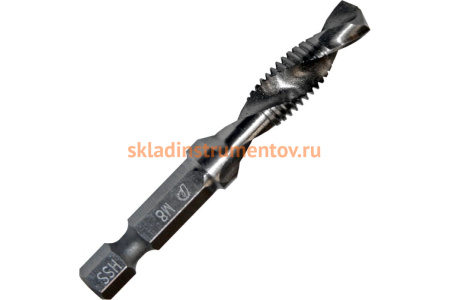 Сверло-метчик М8 (64 мм; HEX 1/4) ПРАКТИКА 775-006