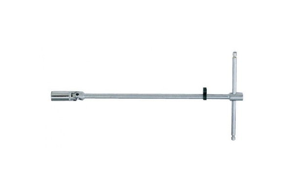 Свечной магнитный ключ с крестовым карданом FORCE 807330016UM