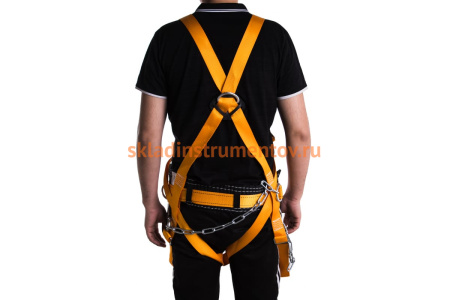 Удерживающая система с наплечными и набедренными лямками со стропом из цепи ПРОГРЕСС СЕФЕТИ УС 2 ГЖ