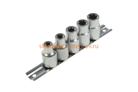 Набор головок 3/8", Е8-Е16, 5 шт. FORCE 3062