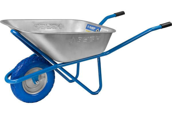 Строительная тачка ЗУБР ПТ-200 одноколесная, 110 л/220 кг 39903_z01