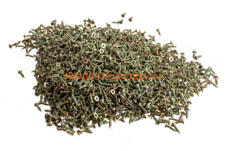 Универсальные шурупы для дерева, ДСП, ДВП Зубр желтопассивированные, PZ, 3,0x12мм, ТФ1, 2400 штук 4-300391-30-012