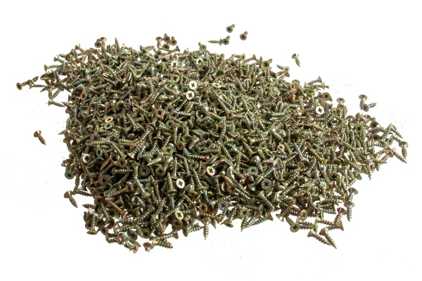 Универсальные шурупы для дерева, ДСП, ДВП Зубр желтопассивированные, PZ, 3,0x12мм, ТФ1, 2400 штук 4-300391-30-012