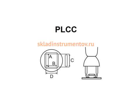 Насадка PLCC (20х20 мм) для паяльной станции SS-989B ProsKit 9SS-900-M 00271495 Насадка PLCC (20х20 мм) для паяльной станции SS-989B ProsKit 9SS-900-M 00271495
