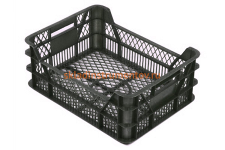 Ящик Тара.ру п/э 400х300х155 чёрный 21832