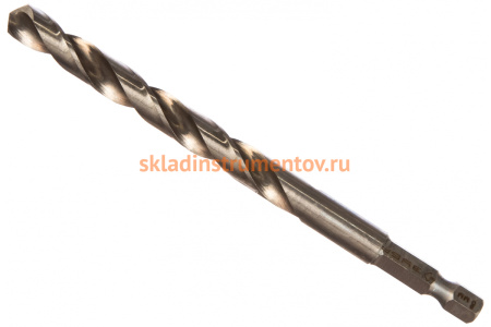 Сверло "ЭКСПЕРТ" (1/4"; 8х117 мм) по металлу Зубр 29623-117-8