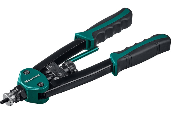 Резьбовой двуручный заклепочник Kraftool NUT-12 в кейсе, для резьбовых заклепок М3-М12 31183