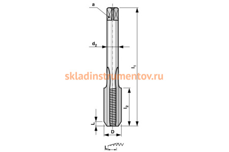 Набор метчиков из 2-х шт Bucovice Tools UNC №5 -40 115CrV3 115005-2