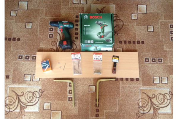 Стальной кронштейн СИБРТЕХ 150х200 мм коричневый 94036