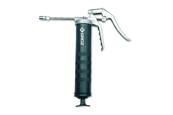 Шприц пистолетного типа со стальной трубкой и насадкой 100мм GROZ GR43050 - G5R/PRO/B