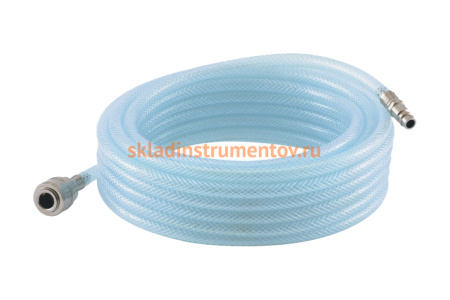 Воздушный шланг ПВХ Aist 10.0х14.0 мм 15 м с быстросъемными соединениями 00-00010127