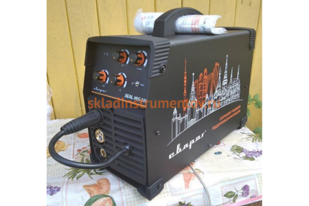 Сварочный инвертор Сварог MIG 200 REAL N24002N Black маска+краги 95883