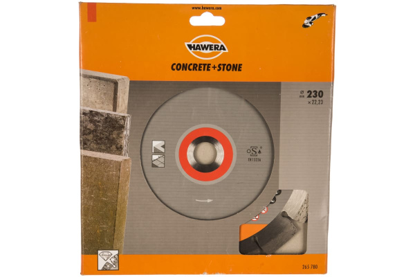 Диск алмазный Professional for Concrete (230х22.23 мм) для УШМ HAWERA F00Y265780 Диск алмазный Professional for Concrete (230х22.23 мм) для УШМ HAWERA F00Y265780