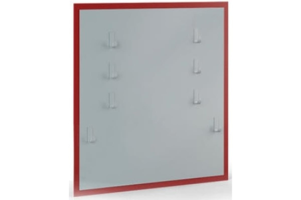 Открытый пожарный щит, металлический цельный, без комплекта 1200х1100х25мм СПЕЦ ОГН-ЩИТОМС