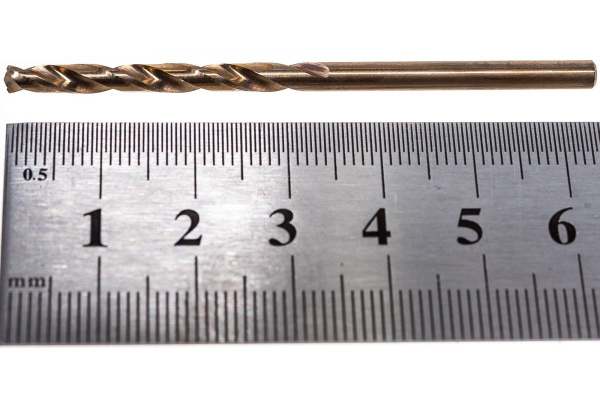 Сверло по металлу кобальтовое (3.3х65 мм) ПРАКТИКА 033-437