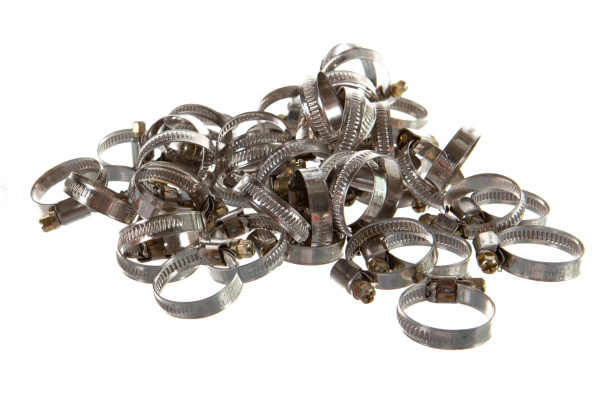 Хомут СИБРТЕХ нержавеющая сталь 20-32 мм 50шт ширина 9 мм 47580