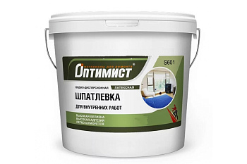 Шпатлевка для внутренних работ S601 18 кг Оптимист 00-00001518