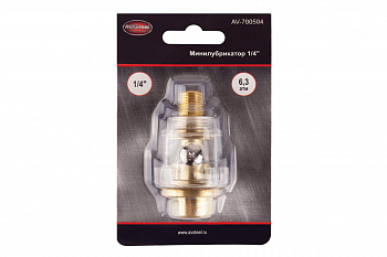 Минилубрикатор 1/4 AV Steel AV-700504