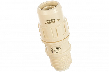 Муфта соединительная "ШиреФит" (16 мм; 1/2") для трубопровода Зубр 51461-16-1/2