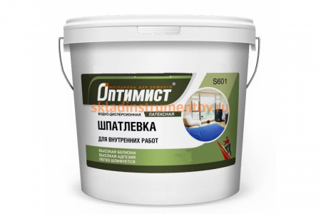 Шпатлевка для внутренних работ S601 18 кг Оптимист 00-00001518