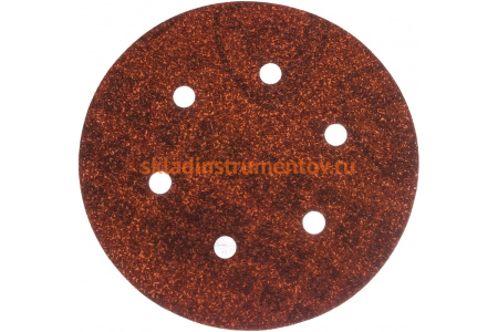 Круг шлифовальный на липучке для обработки дерева (150 мм; Р60; 6 отверстий) KLINGSPOR 270346