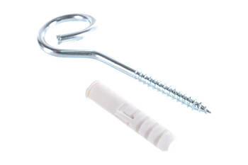 Распорный дюбель Зубр МАСТЕР с шурупом-кольцом, 12 х 60 / 8 х 135 мм, 15 шт 30695-12-60