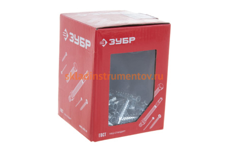 Металлический дюбель для газобетона Зубр 6x32 мм, 100 шт, оцинкованный 302912-06-032