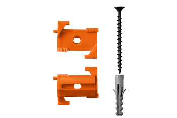 Набор ЗУБР Винт-Н25 СКШМ в комплекте с дюбелем и саморезом, 25 шт 30955-Н25