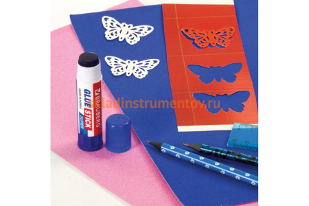 Клей-карандаш BRAUBERG SUPER 8 г, обесцвечивающийся после высыхания, Южная Корея 229544