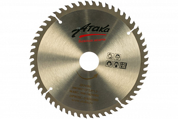Диск пильный (200 мм; 56T; 32 мм) по дереву профи АТАКА 8079110