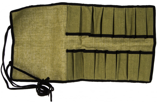 Тканевая сумка-скрутка для стамесок Петроградъ 16 карманов М00006311