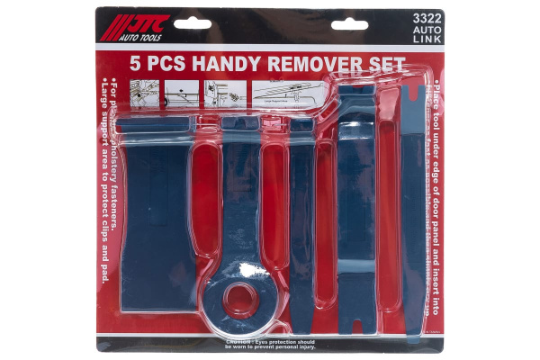 Набор съемников для демонтажа облицовочных панелей, 5 предметов JTC 3322