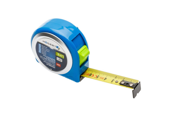 Рулетка HOEGERT TECHNIK 5 м, 19 мм HT4M430