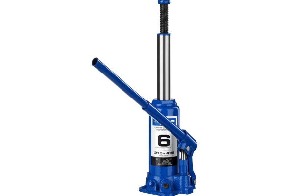 Гидравлический бутылочный домкрат 6т, 215-415мм, ЗУБР Профессионал T50 43060-6_z01