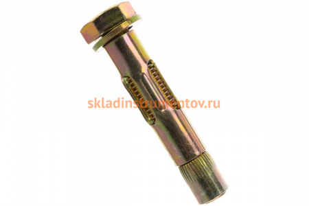 Анкерный болт Зубр 12 x 65 мм, 40 шт, желтопассивированный, Профессионал 302312-12-065