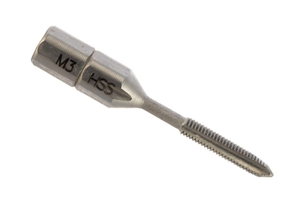 Метчик М 3 с хвостовиком HEX 1/4 дюйма Bucovice Tools 940030