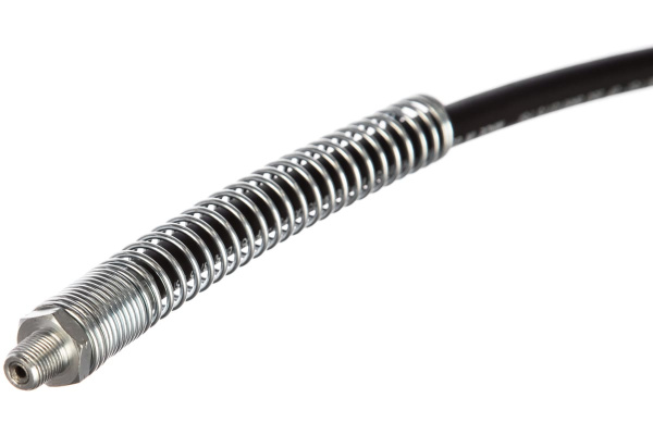 Шланг с пружиной GHC/HP-18/SPP (450 мм; 400 атм; 1/8") для смазочных шприцев GROZ GR43761 Шланг с пружиной GHC/HP-18/SPP (450 мм; 400 атм; 1/8") для смазочных шприцев GROZ GR43761