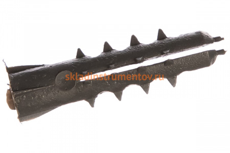 Дюбель СИБРТЕХ 6х30, еж распорный полипропиленовый, 70 шт 46006