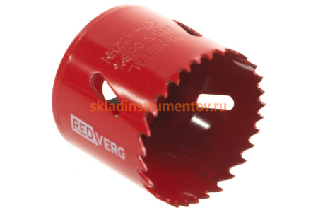 Коронка биметаллическая 52 мм REDVERG 6627112