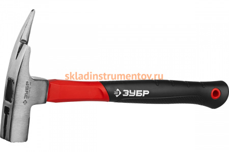 Молоток КРОВЕЛЬЩИКА 600 г с фибергласовой рукояткой ЗУБР Мастер 20203