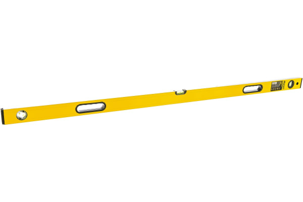 Профессиональный коробчатый усиленный уровень, 2 фрезерованные поверхности, 3 ампулы, 1 поворотная, ручки, 150см Stayer PROFI PROSTABIL 3471-150_z01