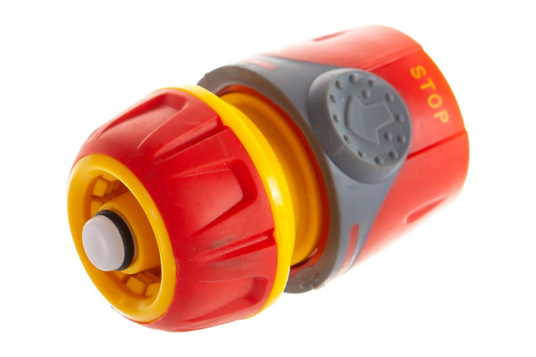 Соединитель пластмассовый с автостопом 1/2" Premium Grinda 8-426429