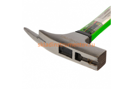 Молоток кровельщика СИБРТЕХ фибергласовая обрезиненная рукоятка 10628