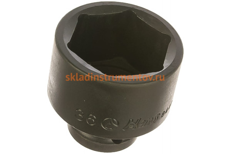 Головка торцевая ударная 6-ти гранная (36 мм; 1/2"; 47 мм) Hans 84400M36