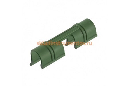 Универсальные зажимы для крепления пленки к каркасу парника PALISAD d12мм, 20 шт, зеленые 64429