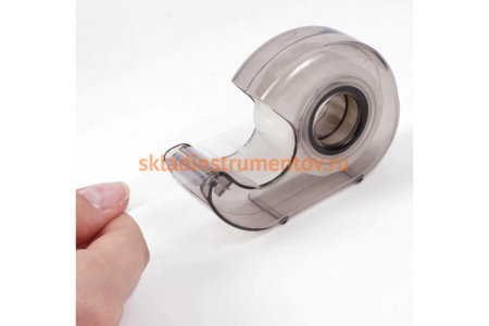 Клейкая лента в тонированном сером диспенсере BRAUBERG 19 мм х 10 м 227265