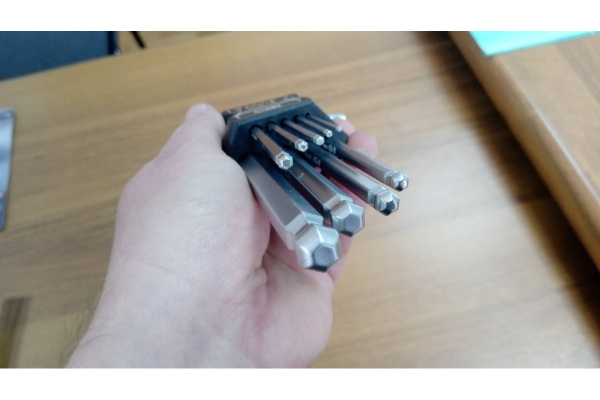 Набор шестигранных ключей с шаром КВТ КШ-9 78368