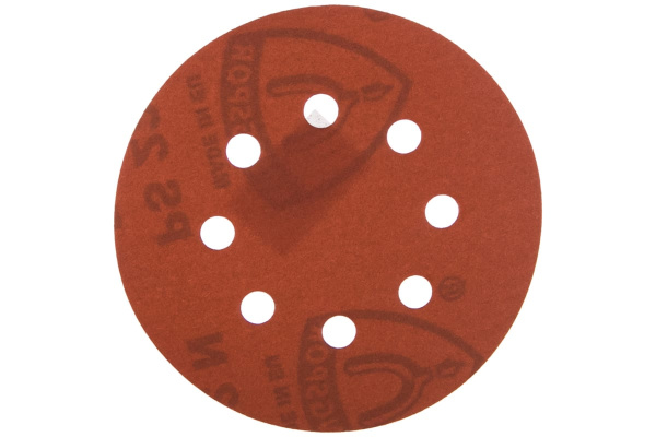 Круг шлифовальный на липучке для обработки древесины и металла (125 мм; Р400; 8 отверстий) KLINGSPOR 104778
