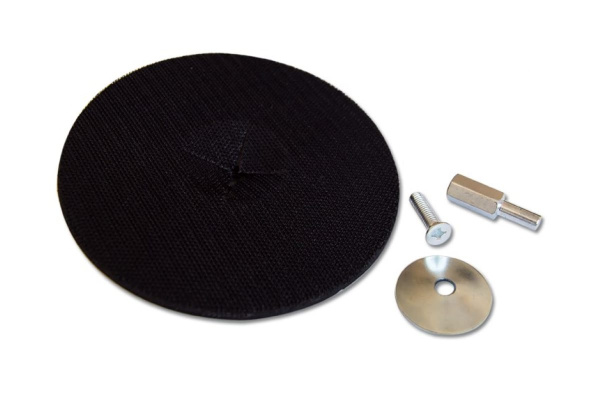 Опорная тарелка для дрели, с липучкой 125 мм SANTOOL 031810-002-125