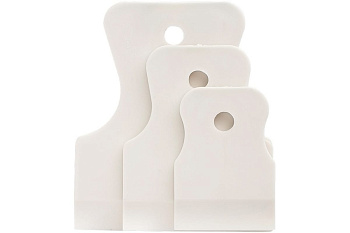 Набор шпателей 40-60-80мм, белая резина, 3шт СИБРТЕХ 85803